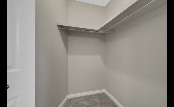 Walk-in closet in master